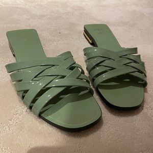 ZARA - Light Green Sandles